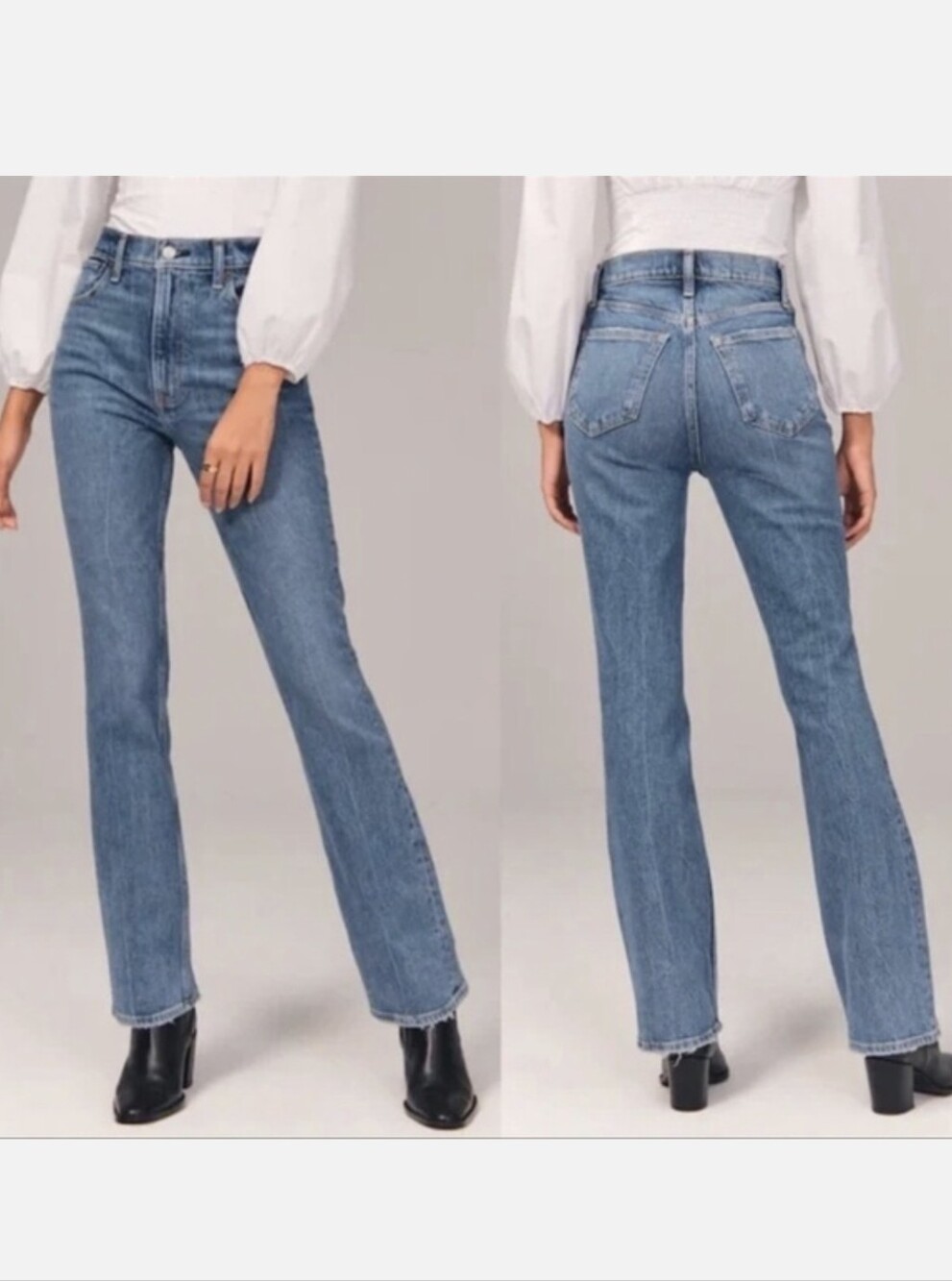 Abercrombie & Fitch The 70s Vintage Flare Ultra High Rise Jeans Womens 30/10R